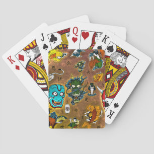 Baraja De Cartas Tema japonés