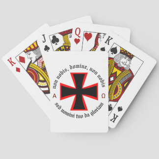 Baraja De Cartas Templar Alfa-Omega No Nobis Domine