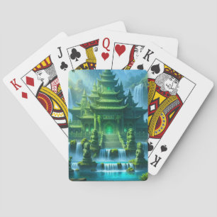Baraja De Cartas Templo Castillo del Trono de Jade Secreto