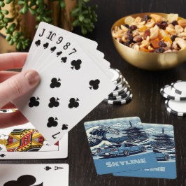 Baraja De Cartas Templo de gran onda GTR BNR34 personalizable