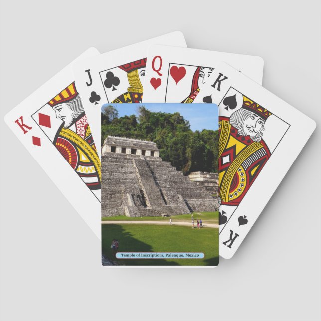 Baraja De Cartas Templo de las Inscripciones, Palenque, México (Reverso)