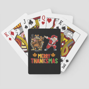 Baraja De Cartas Temporada de Navidades del Día de Acción de Gracia