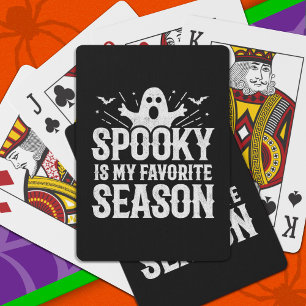Baraja De Cartas Temporada Espeluznante Murciélagos Fantasmales Fel