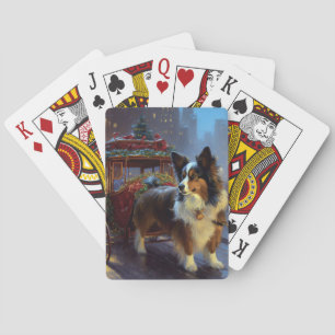 Baraja De Cartas Temporada Festiva de Navidad Papillon