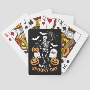 Baraja De Cartas Tener un Espectacular Día de Halloween Regalo de B