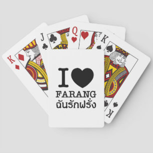 Baraja De Cartas Tengo corazón negro (amor) Farang