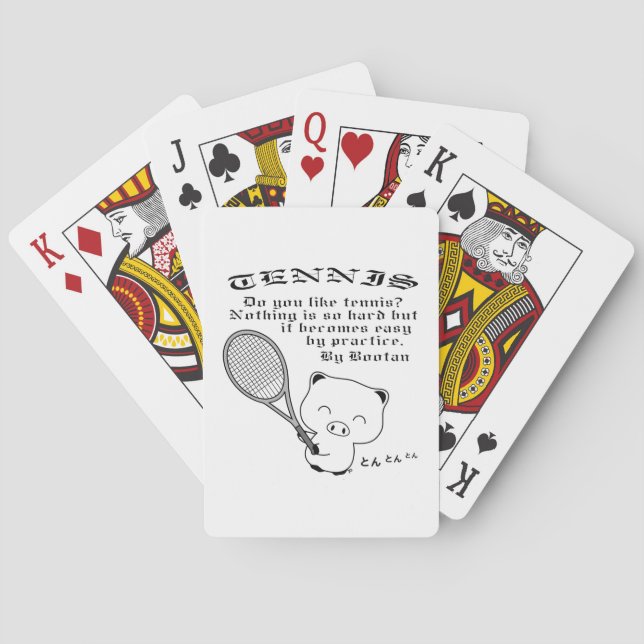 Baraja De Cartas Tenis (Reverso)