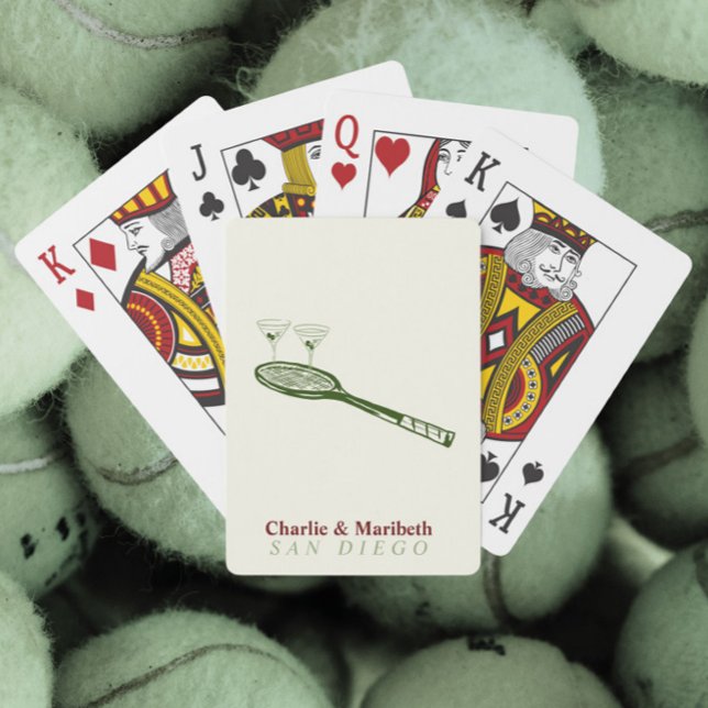 Baraja De Cartas tenis y martinis (Subido por el creador)