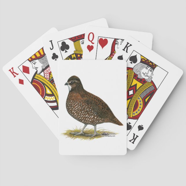 Baraja De Cartas Tennessee Red Quail (Reverso)