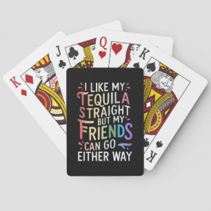 Baraja De Cartas Tequila Amigos Heteros Van De Cualquiera De Las Do