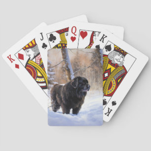 Baraja De Cartas Terranova deja que nieve Navidades