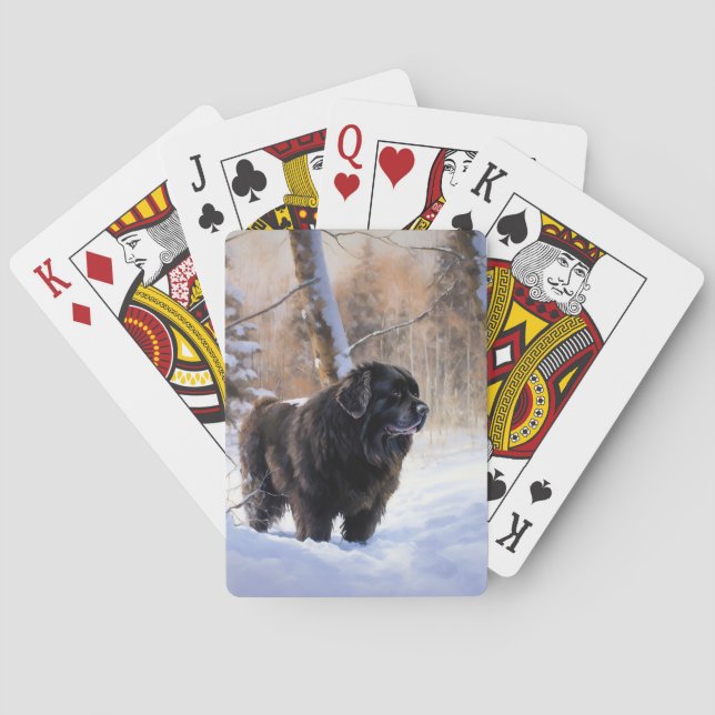 Baraja De Cartas Terranova deja que nieve Navidades (Reverso)