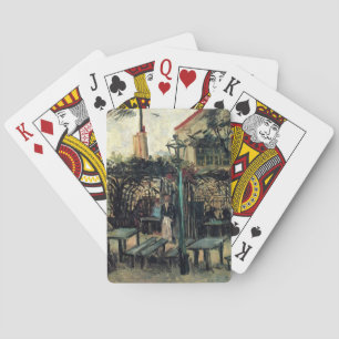 Baraja De Cartas Terraza de un café en Montmartre La Guinguette
