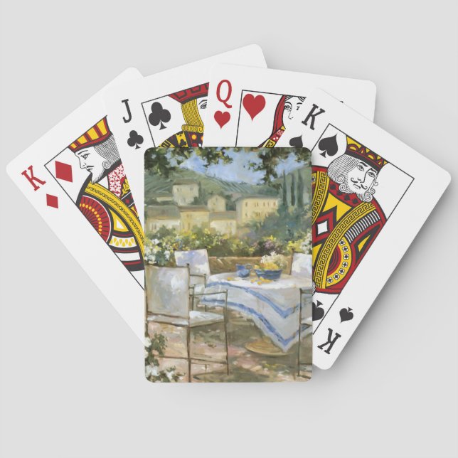 Baraja De Cartas Terraza Toscana (Reverso)