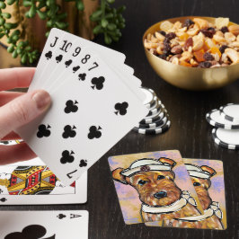 BARAJA DE CARTAS TERRIER AIREDALE  