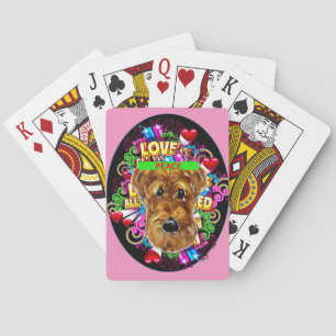 BARAJA DE CARTAS TERRIER AIREDALE