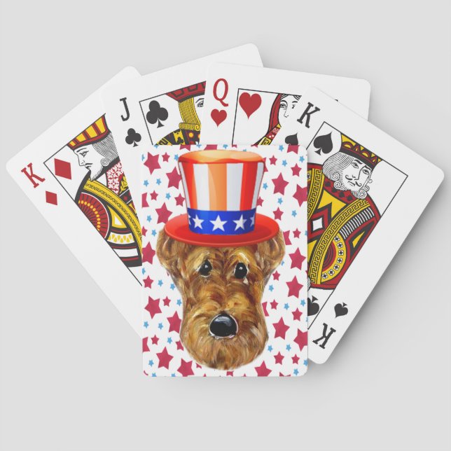 BARAJA DE CARTAS TERRIER AIREDALE (Reverso)