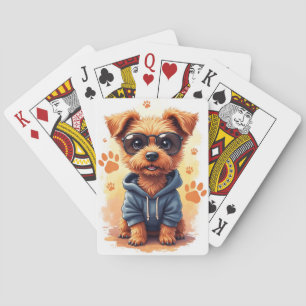 Baraja De Cartas Terrier Australiano Divertido Kawaii Perro