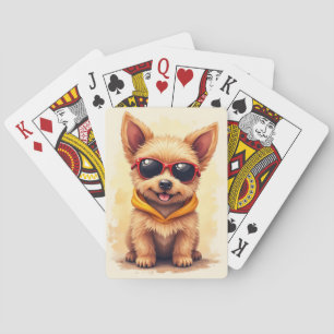 Baraja De Cartas Terrier Cairn Divertido Perro Kawaii