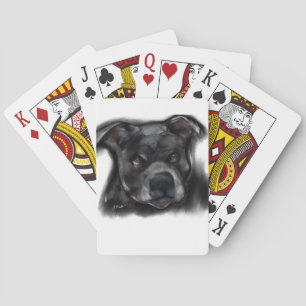 Baraja De Cartas Terrier Staffordshire Americano