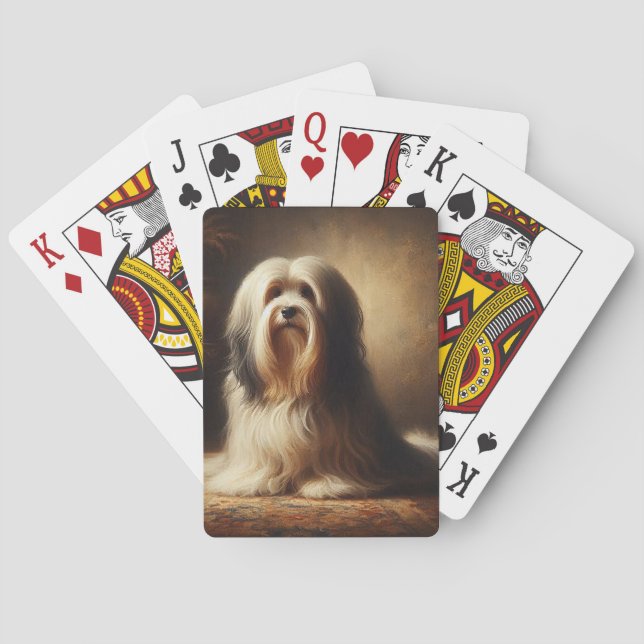 Baraja De Cartas Terrier Tibetano (Reverso)