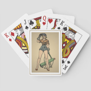 Baraja De Cartas Terry el vintage del soldador de la antorcha