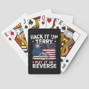 Baraja De Cartas Terry Retrocede Ponlo En Reversa Fuegos Artificial