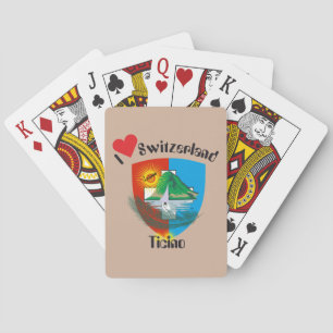 Baraja De Cartas Tessin - Ticino - Schweiz - Svizzera Spielkarten