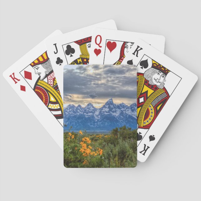 Baraja De Cartas Tetons magnífico (Reverso)