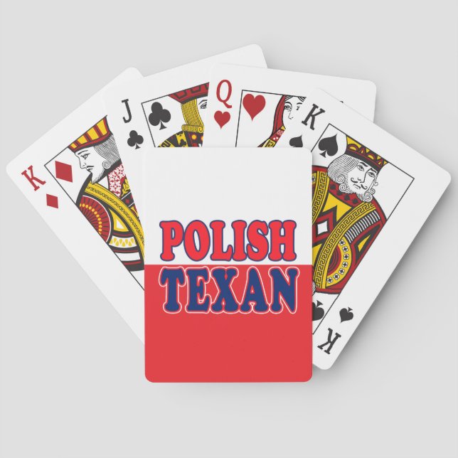 Baraja De Cartas Texano polaco (Reverso)