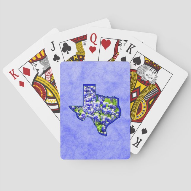 BARAJA DE CARTAS TEXAS BLUEBONNETS (Reverso)