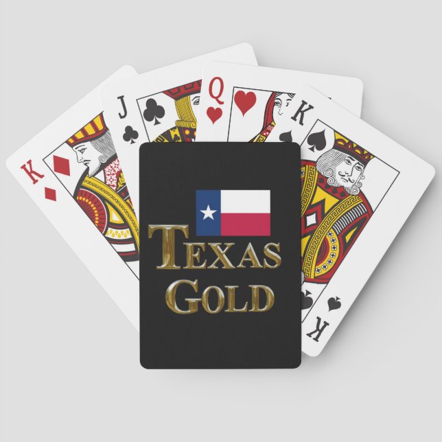 BARAJA DE CARTAS TEXAS GOLD (Reverso)