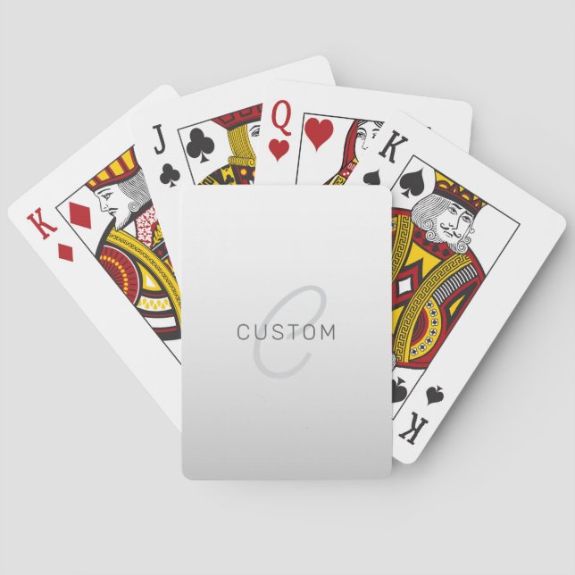 Baraja De Cartas Texto editable para empresas, saludos o nombres (Reverso)