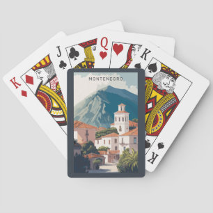 Baraja De Cartas Texto personalizado Montenegro