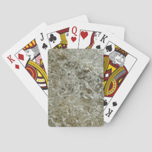 Baraja De Cartas Textura abstracta de hielo glacial