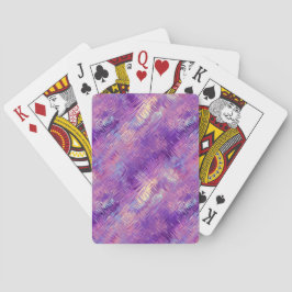 Baraja De Cartas Textura Amethyst Purple Crystal Gel