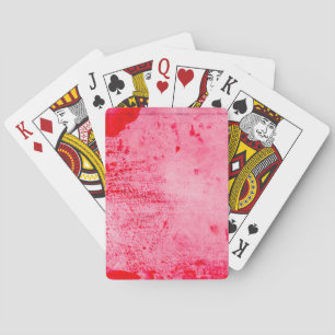 Baraja De Cartas Textura de pintura grunge rosa rojo