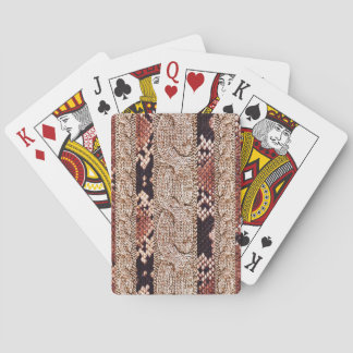 Baraja De Cartas Textura del calzado, patrón geométrico de serpient