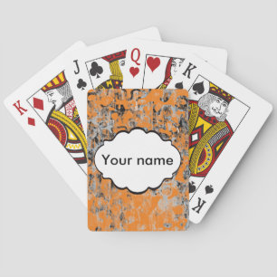 Baraja De Cartas Textura gris marrón