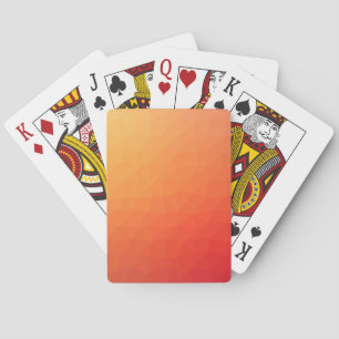 Baraja De Cartas textura naranja vectorial