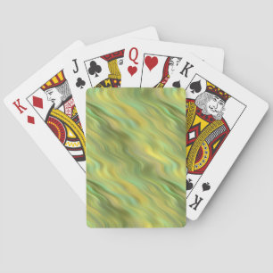 Baraja De Cartas Textura ondulada amarillo giratoria