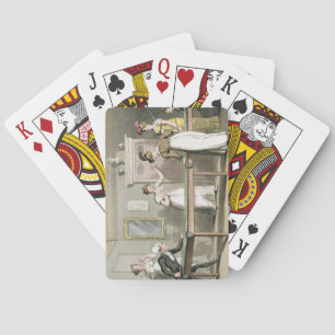 Baraja De Cartas The Billiard Table, de 'The Tour of Dr Syntax en
