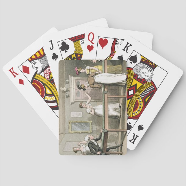Baraja De Cartas The Billiard Table, de 'The Tour of Dr Syntax en (Reverso)
