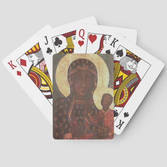 Baraja De Cartas The Black Madonna of Jasna Gora (Reverso)