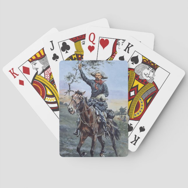 Baraja De Cartas “The Flag of Peace” by Frederic Remington (Reverso)