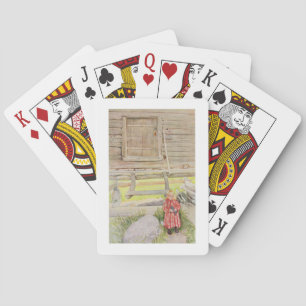Baraja De Cartas The Old Lodge, de una cartera impresa comercialmen