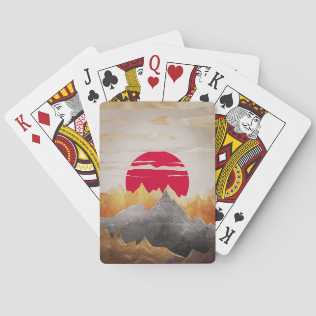 Baraja De Cartas The Red Sun (Reverso)