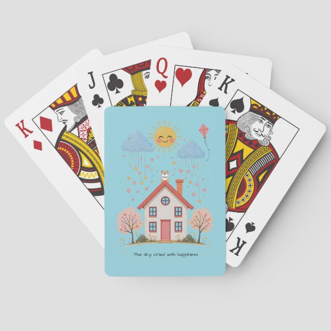 Baraja De Cartas The sky cried with happiness (Reverso)