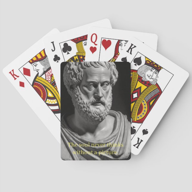 Baraja De Cartas The Soul never thinks without a picture (Reverso)