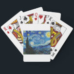Baraja De Cartas The Starry Night 1889 by Vincent van Gogh<br><div class="desc">Vincent Willem van Gogh (Dutch: [ˈvɪnsɛnt ˈʋɪləɱ vɑŋ ˈɣɔx] (listen);[note 1] 30 March 1853 – 29 July 1890) was a Dutch Post-Impressionist painter who posthumously became one of the most famous and influential figures in the history of Western art. In a decade, he created about 2, 100 artworks, including around...</div>